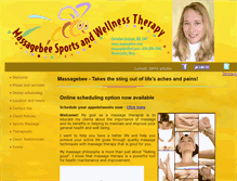 Tablet Screenshot of massagebee.com